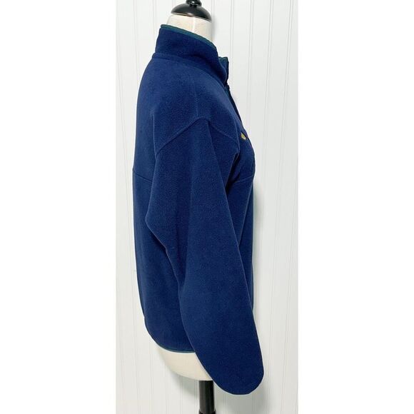 Patagonia Synchilla T Snap Men's Peddie Crew Fleece Jacket Blue‎ Size Small - Picture 6 of 13